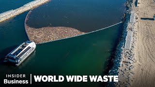 Most Ocean Plastic Flows From Rivers Can Giant Trash Barriers Stop It  World Wide Waste [upl. by Talbert]