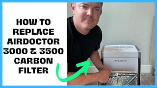 How To Replace Air Doctor 30003500 Carbon Filter amp Reset Red Replace Lights [upl. by Gayn214]