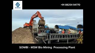 MSW Bio Mining Processing Plant  sowbiautomation  Manufacturers amp Exporters [upl. by Antony531]