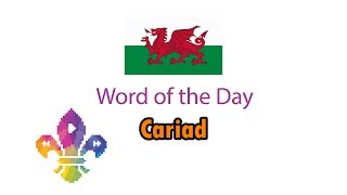 SCOUTADELIC  Word of the Day  Cariad Welsh [upl. by Quackenbush]