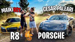 PORSCHE BOXSTER S VS AUDI R8  CESAR PALEARI VS MAIKI021   CESAR PALEARI [upl. by Josee]