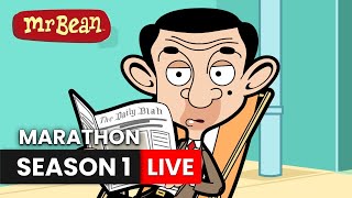 🔴 Mr Bean Cartoon Marathon  Mr Bean Animated Series [upl. by Madonia509]