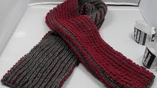 Stricken  Patentmuster in zwei Farben EINFACH von Veronika Hug [upl. by Marybelle]