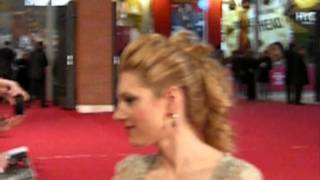 Katheryn Winnick on red carpet at Rome Film Festival 2012 [upl. by Nelyaw133]