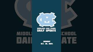 Oct 28 2024 MHS Daily Update shorts October28 DailyUpdate middlesex [upl. by Htebaile]