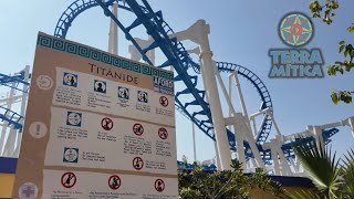 Titánide  Terra Mitica Benidorm Ride POV  4K [upl. by Armalda]