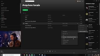 Como adicionar arquivos no Spotify pelos Arquivos Locais [upl. by Ycrem]