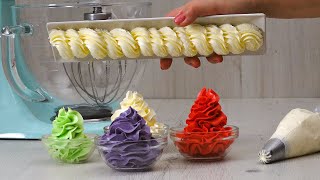 Buttercream al estilo Americano Perfecta Firme y Deliciosa  Con Solo 3 Ingredientes [upl. by Aseiram]