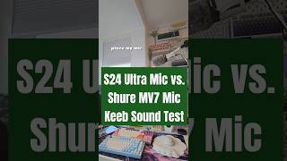 Typing Sound Tests S24 Ultra Mic vs Shure MV7 keyboardasmr keyboard soundtest typingasmr asmr [upl. by Ielarol]