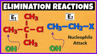 E1 and E2 Elimintaion Reactions  Mechanism [upl. by Rugg]