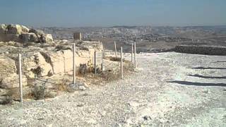 View of the Judean Wilderness from the Herodian plus two clips from Bethelhem a childrens play and a bit of Armenian liturgy [upl. by Sirap264]