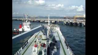 MT ISANDA UNBERTHING UNIVERSAL TERMINAL JETTY 6 [upl. by Gatias219]