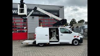 SOLD  Citroen Jumpy with Klubb aerial platform [upl. by Burris]