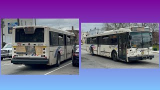 NJ Transit 10 BAYONNE JFK BLVD VIA PAMRAPO AVENUE NABI 41615 5878 [upl. by Jessa62]