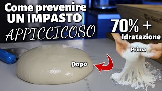 Come Evitare Che Limpasto Della Pizza Diventi Appiccicoso [upl. by Naujal]