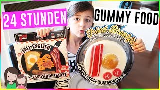 24h Gummy Food essen 😳 Toll oder eklig Alles Ava [upl. by Sherman]