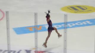 Alexandra Trusova Free Program  Nepela Memorial 2019 fancam [upl. by Kiel]