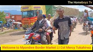 MPONDWE LHUBIRIHA BORDER MARKET VENDORS WELCOME LT COL MERCY TUKAHIRWA  Second time [upl. by Juni]