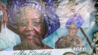 CELEBRATION OF LIFE MRS ELIZABETH MOSUNMOLA OLADEJO [upl. by Anemolihp]