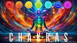 Full Night Chakra Healing  Open All 7 Chakras  Body Aura Detox  432Hz Sleep Meditation Music [upl. by Willamina]