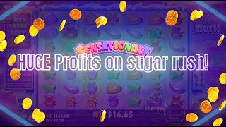 HUGE PROFITS ON SUGAR RUSH UPDATE ON WHERE IVE BEEN IN DESCRIPTION [upl. by Fabiola262]