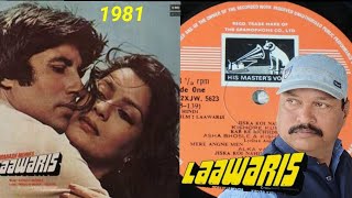 KahePaisePe🎵 Kishor Kumar📽️ Laawaris 1981📀 Vinyl LP Record Album [upl. by Nebuer]