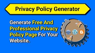 How to Create Privacy Policy Page for Blogger to Get Adsense Approval [upl. by Ardine]