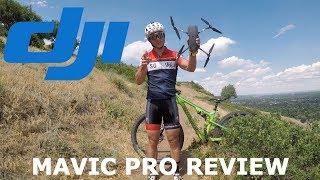 The BEST Drone to Take Mountain Biking  DJI Mavic Pro Review [upl. by Rollin10]