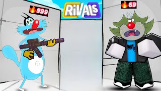 OGGY AND JACK PLAYED ROBLOX RIVELS [upl. by Nihcas30]