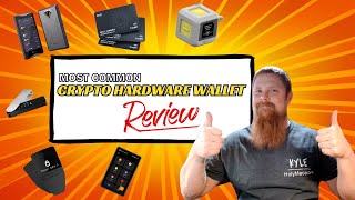 Hardware Wallet Review  Trezor Keystone Ledger Tangem Ellipal [upl. by Adnarram]