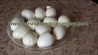 How To Easily Peel Fresh Boiled Eggs for Deviled Eggs [upl. by Astto]