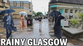 Rainy Walk on Byres Road  June 2023 [upl. by Ennayhs]