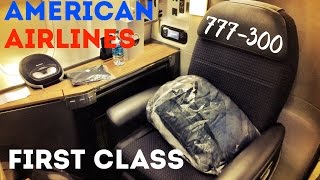 American Airlines First Class Boeing 777300ER Flagship Trip Report [upl. by Yngad]