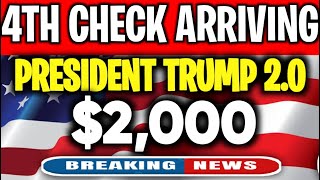 2000 4TH STIMULUS CHECK ARRIVING FOR SSI SSDI PRESIDENT TRUMP amp YOUR SOCIAL SECURITY CHECKS [upl. by Mahseh316]