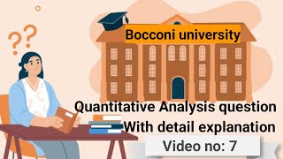 bocconi university admission  bocconi university  bocconi university aptitude test 2024 part 7 [upl. by Snow863]