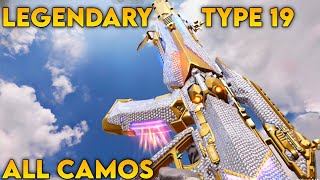 LEGENDARY TYPE 19 ALL CAMOS SEASONAL COMPLETIONIST CODM S9 LEAKS 2024 COD MOBILE SEASON 9 [upl. by Ratep]