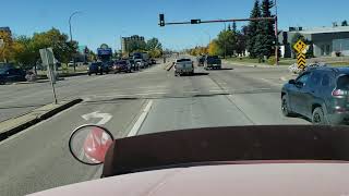 Lloydminster AB Canada drive through HW 16 [upl. by Laet]