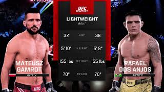 FULL FIGHT  Mateusz Gamrot Vs Rafael dos Anjos UFC 299 [upl. by Jakoba174]