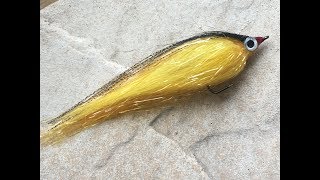 Mucha Szczupakowa Streamer Pike with Angel Hair Craft Fur FlyTying [upl. by Lane]