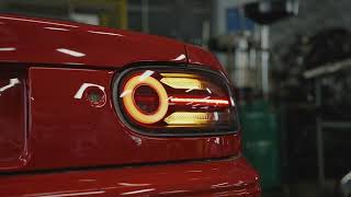 Sequential LED Tail Lights V2 For Miata NAMk1 [upl. by Morvin]