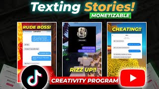 How to Make Chat Story Video for TikTok Creativity Program amp Youtube  Viral Nichehere is how [upl. by Thessa]