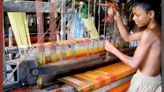 Inside a Hand Loom Weaving Factory [upl. by Drolet429]