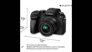 Panasonic LUMIX G7 1600 MP 4K Mirrorless Interchangeable Lens Camera [upl. by Lyreb1]