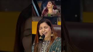 Shreya Ghoshal bhi Hui hairan songs indianidol shreyaghoshal love indiansinger [upl. by Barcot576]