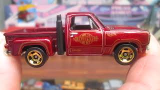 1978 Dodge Lil Red Express Truck 2024 Mattel Hot Wheels Toy Pickup Unboxing Review  Valetines Day [upl. by Erodroeht]