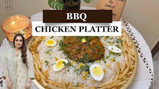 BBQ Platter Recipe  Very Delicious 😋  Chicken Platter  Fries  Egg  Cooking Tutorial  2024 [upl. by Townshend]