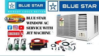 Blue Star air conditioner service window AC india viral ⭐⭐⭐ AC window sarvice jet pump video [upl. by Faustus]