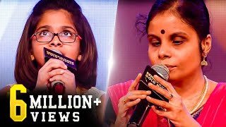 Vaikom Vijayalakshmi amp Utharas 2 mesmerizing live performances [upl. by Assirol]