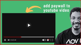 How to add Paywall to Sell your YouTube Videos [upl. by Fedak180]