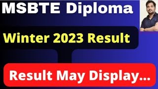 Msbte Winter 2023 Result  Result May Display in between [upl. by Gainor]